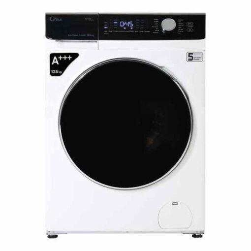ماشین لباسشویی جی پلاس مدل GWM-K1048W ظرفیت 10.5 کیلوگرم