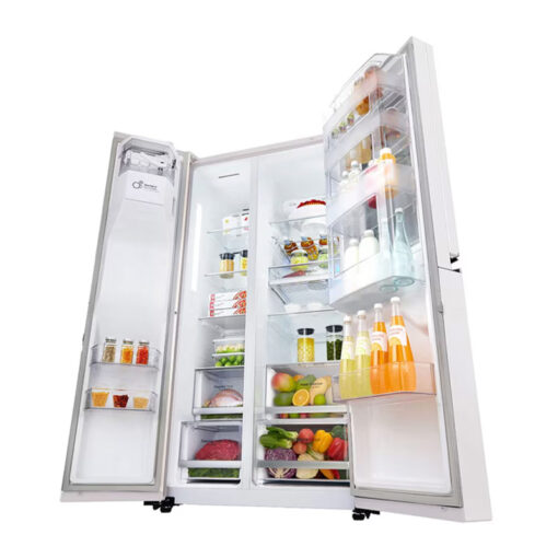 ساید ال جی X260 25 یخچال ساید بای ساید ال جی اینستا ویو X260 سفید 13