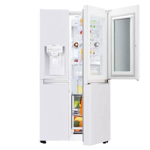 ساید ال جی X260 15 یخچال ساید بای ساید ال جی اینستا ویو X260 سفید 3