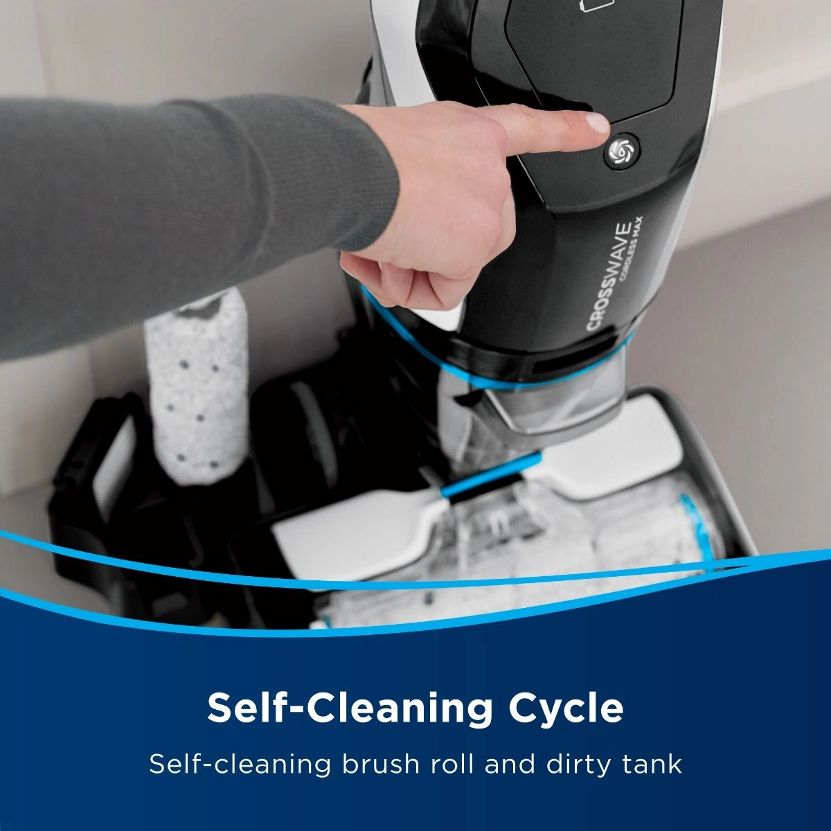 جارو شارژی عصایی 3 کاره بیسل Crosswave 2767 6 جارو شارژی عصایی 3 کاره بیسل Crosswave 2767 - تصویر 6