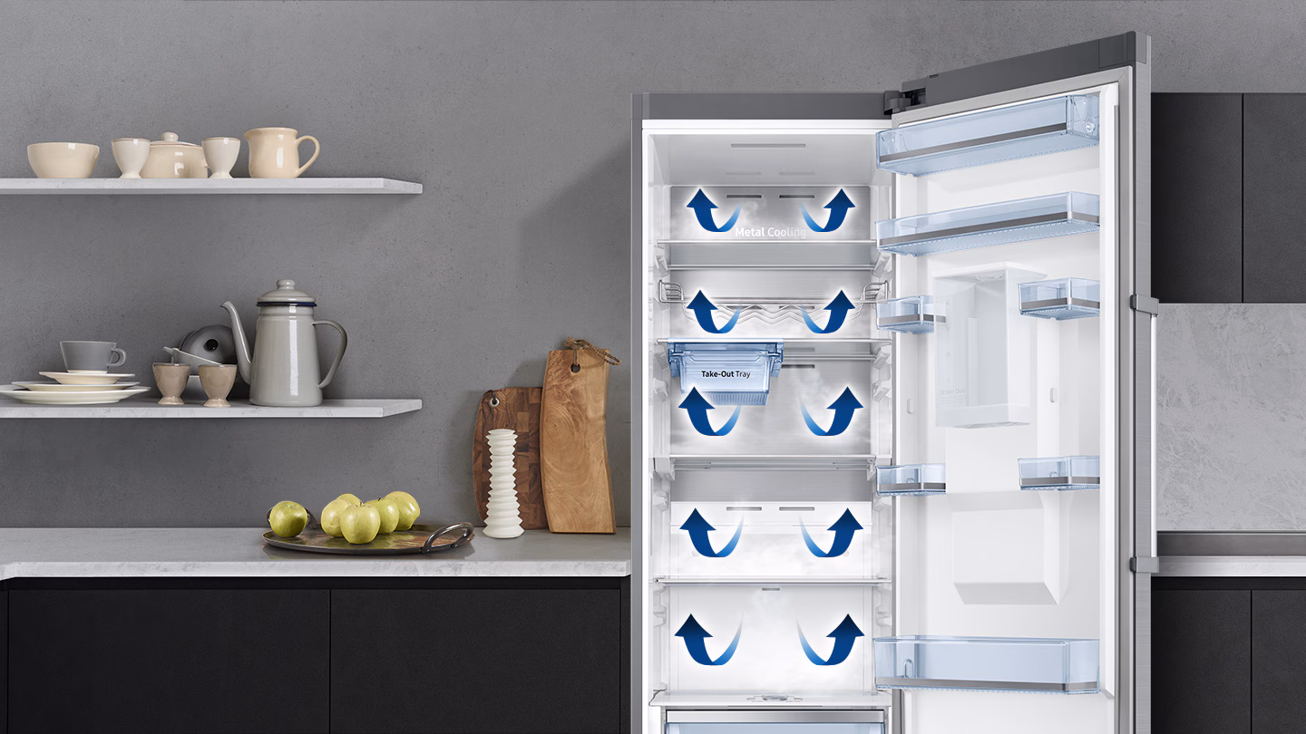 یخچال فریزر دوقلو سامسونگ RZ32M72407F/RR39M73107F 4 یخچال فریزر دوقلو سامسونگ RZ32M72407F/RR39M73107F - تصویر 4