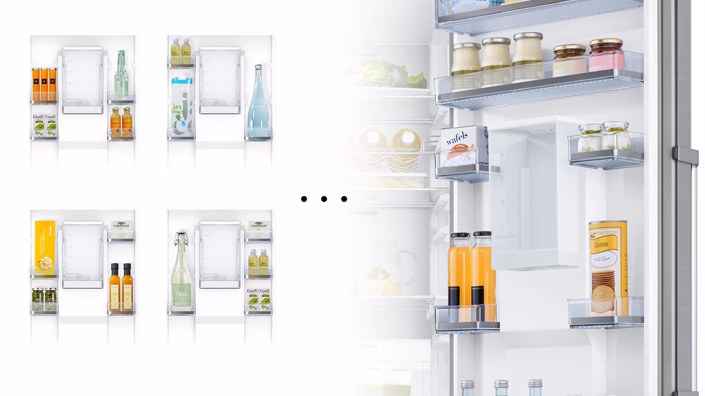 یخچال فریزر دوقلو سامسونگ RZ32M72407F/RR39M73107F 12 یخچال فریزر دوقلو سامسونگ RZ32M72407F/RR39M73107F - تصویر 12