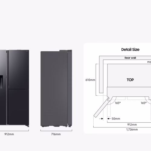 ساید سامسونگ درب اتومات RS80 35 rs19