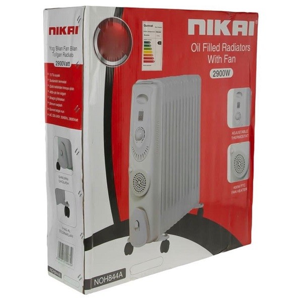 شوفاژ برقی 13 پره نیکایی NOH844D 3 شوفاژ برقی 13 پره نیکایی NOH844D - تصویر 3