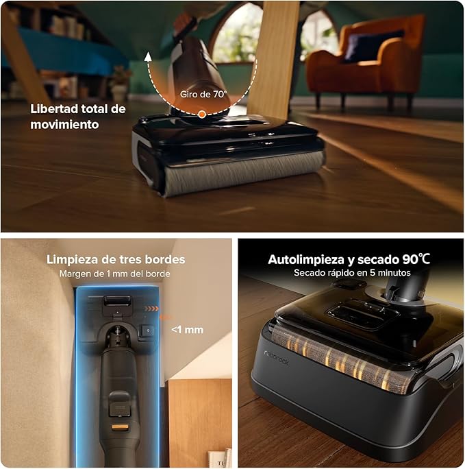 جارو شارژی ربوراک A30 Pro Combo 4 جارو شارژی ربوراک A30 Pro Combo - تصویر 4